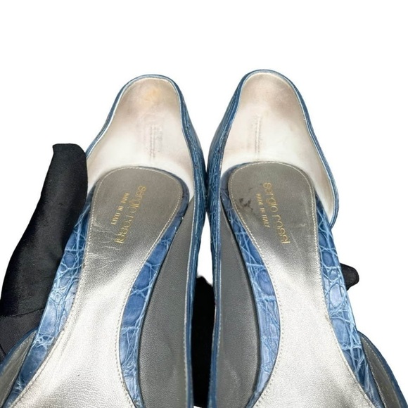 SERGIO ROSSI • PELLE HEELS W/ BOX & SOLE PROTECTORS (41) - Picture 4 of 11